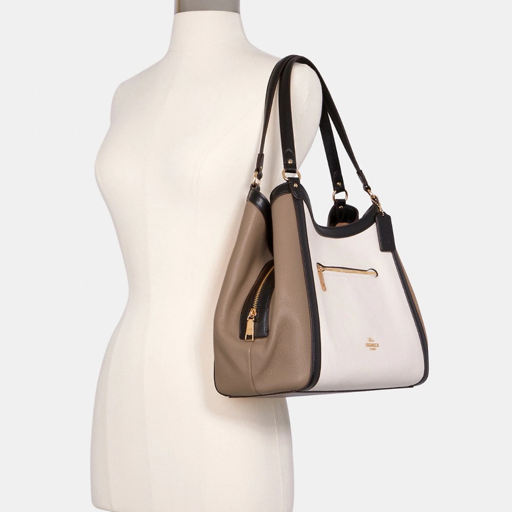 COACH Kristy Shoulder Bag Colorblock